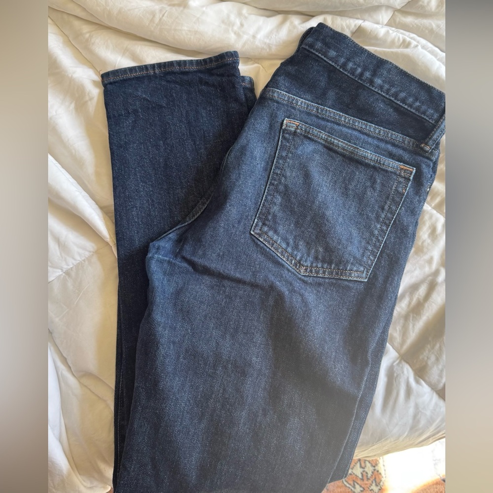 GAP Men's Slim Gapflex Dark Blue Straight Jeans